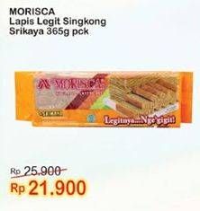 Promo Harga MORISCA Lapis Legit Singkong Srikaya 365 gr - Indomaret