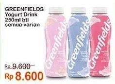 Promo Harga GREENFIELDS Yogurt Drink All Variants 250 ml - Indomaret
