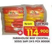 Promo Harga FARMHOUSE Beef Cocktail 800 gr - Superindo