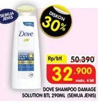 Promo Harga DOVE Shampoo All Variants 290 ml - Superindo