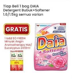 Promo Harga Daia Deterjen Bubuk All Variants 1700 gr - Indomaret