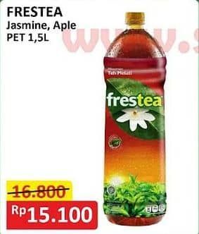 Promo Harga Frestea Minuman Teh Jasmine, Apple, Original 1500 ml - Alfamart