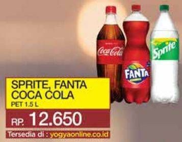 Promo Harga Sprite, Fanta, Coca Cola pet 1.5L   - Yogya