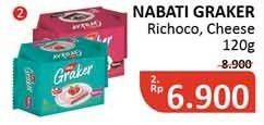 Promo Harga NABATI Graker Graham Crackers Raspberry Cheesecake, Richoco 120 gr - Alfamidi