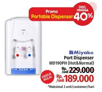 Promo Harga Miyako WD-190 PH | Water Dispenser  - LotteMart