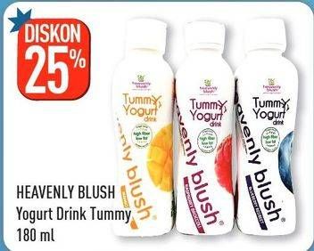Promo Harga HEAVENLY BLUSH Tummy Yoghurt Drink 180 ml - Hypermart