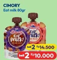 Promo Harga Cimory Eat Milk Chocolate 80 gr - Hypermart