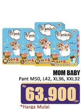 Promo Harga Mom Baby Baby Pants L42+6, M50+6, XL36+6, XXL32+6 38 pcs - Hari Hari