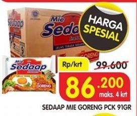 Promo Harga SEDAAP Mie Goreng per 40 pcs - Superindo