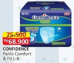 Promo Harga Confidence Adult Diapers Heavy Flow L8 8 pcs - Alfamart