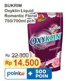 Promo Harga Bukrim Oxy Klin Liquid Romantic Floral 750 ml - Indomaret