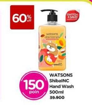 Promo Harga Watsons Hand Wash 500 ml - Watsons