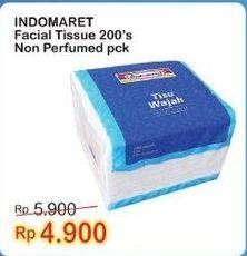 Promo Harga INDOMARET Facial Tissue Non Perfumed 200 pcs - Indomaret