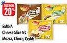 Promo Harga Emina Cheese Slice Mozza, Cedda, Choco 75 gr - Hypermart