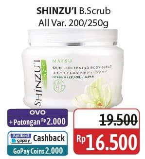 Promo Harga Shinzui Body Scrub All Variants 200 gr - Alfamidi