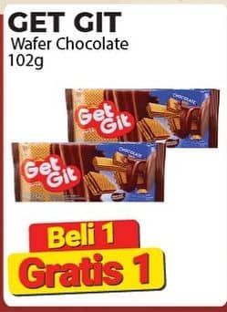 Promo Harga Get Git Wafer Chocolate 102 gr - Alfamart