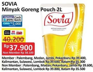 Promo Harga Sovia Minyak Goreng 2000 ml - Alfamart