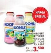 Promo Harga INDOMILK Susu Cair Botol All Variants 190 ml - LotteMart
