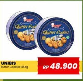 Promo Harga Unibis Butter Cookies 454 gr - Yogya