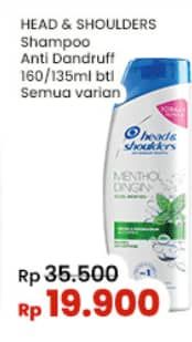 Promo Harga Head & Shoulders Shampoo  - Indomaret