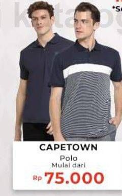 Promo Harga Capetown Polo T-Shirt  - Carrefour