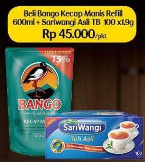 Promo Harga Bango KEcap Manis / Sariwangi Asli  - Carrefour