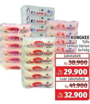 Promo Harga KONG KEE Tofu All Variants 140 gr - Lotte Grosir