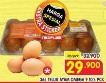 Promo Harga 365 Telur Ayam Omega 9 10 pcs - Superindo