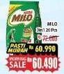 Promo Harga MILO ActivGo 3in1 per 20 sachet 35 gr - Hypermart