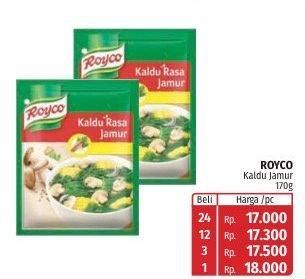 Promo Harga ROYCO Kaldu Rasa Jamur 170 gr - Lotte Grosir