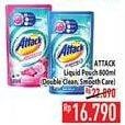 Promo Harga ATTACK Detergent Liquid Clean Maximizer 800 ml - Hypermart