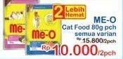 Promo Harga Me-o Cat Food All Variants 80 gr - Indomaret