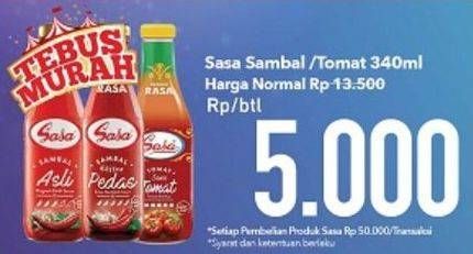 Promo Harga Sasa Sambal / Tomat  - Carrefour