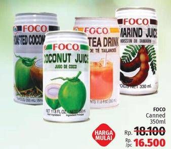 Promo Harga FOCO Juice Drink 350 ml - LotteMart