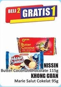 Promo Harga NISSIN Biscuits/KHONG GUAN Marie Salut Cokelat   - Hari Hari