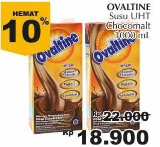 Promo Harga OVALTINE Susu UHT 1000 ml - Giant