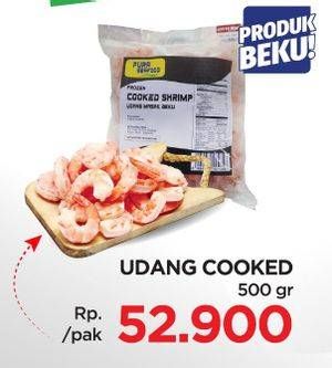 Promo Harga Udang Cooked 500 gr - Lotte Grosir