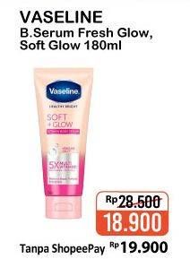 Promo Harga VASELINE Healthy Bright Fresh Glow, Soft Glow 180 ml - Alfamart