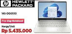 Promo Harga HP 14s-DQ0510 Laptop  - COURTS