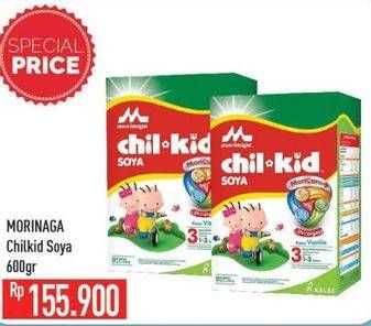 Promo Harga MORINAGA Chil Kid Soya Madu, Vanila 600 gr - Hypermart