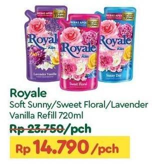 Promo Harga So Klin Royale Parfum Collection Sunny Day, Sweet Floral, Lavender Vanilla 720 ml - TIP TOP