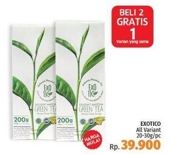 Promo Harga Exotico Green Tea  - LotteMart