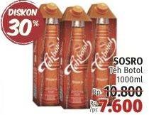 Promo Harga Sosro Teh Botol 1000 ml - LotteMart