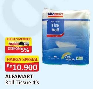 Promo Harga ALFAMART Toilet Tissue 4 roll - Alfamart