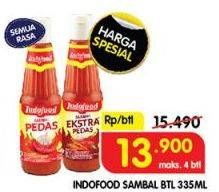 Promo Harga Indofood Sambal All Variants 335 ml - Superindo