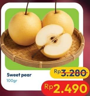 Promo Harga Pear Sweet per 100 gr - Hypermart