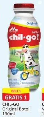 Promo Harga MORINAGA Chil Go UHT Original 130 ml - Alfamart