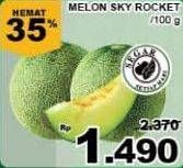 Promo Harga Melon Sky Rocket per 100 gr - Giant