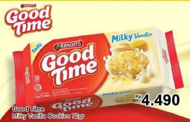 Promo Harga GOOD TIME Cookies Chocochips 72 gr - TIP TOP
