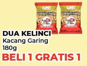 Promo Harga DUA KELINCI Kacang Garing Original 180 gr - Yogya